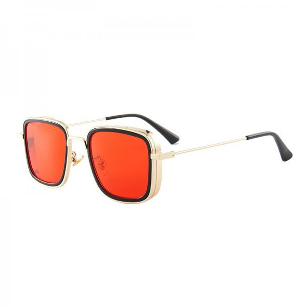 Classic Trend Metal Frame Hot Sunglasses Square Frame Steampunk Sunglasses Indian Multicolor Eyewear