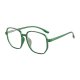 Polygonal Eyeglasses Fashion Flat Sunglasses Trendy Large Frame Anti-Blue Light Glasses